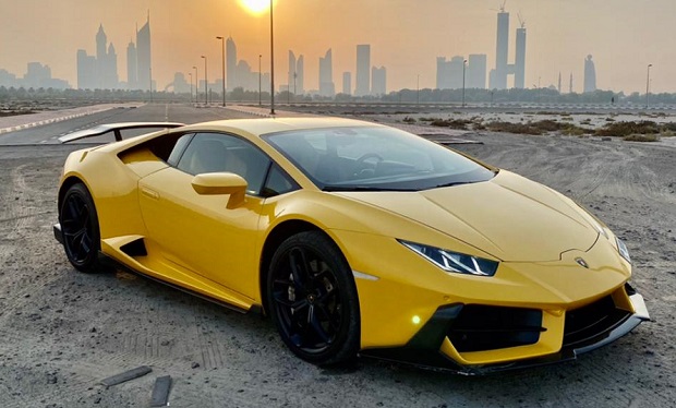 Experience Driving a Lamborghini Huracan Yellow for only AED 2,399 for one day.