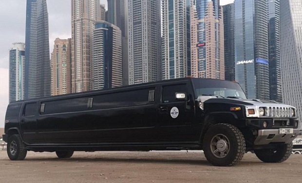 Rent a Black Hummer Limo for up to 18 people for only AED 499 per hour.
