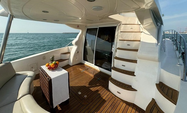 Charter this luxury 52 foot Yacht for only AED 549 per hour. 