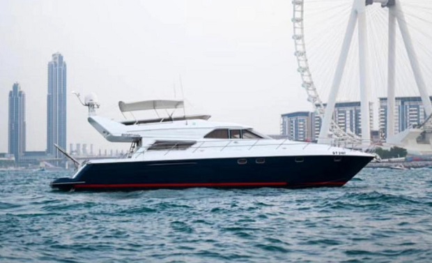 Rent a 55 foot Yacht for up to 21 guests for only AED 599 per hour.